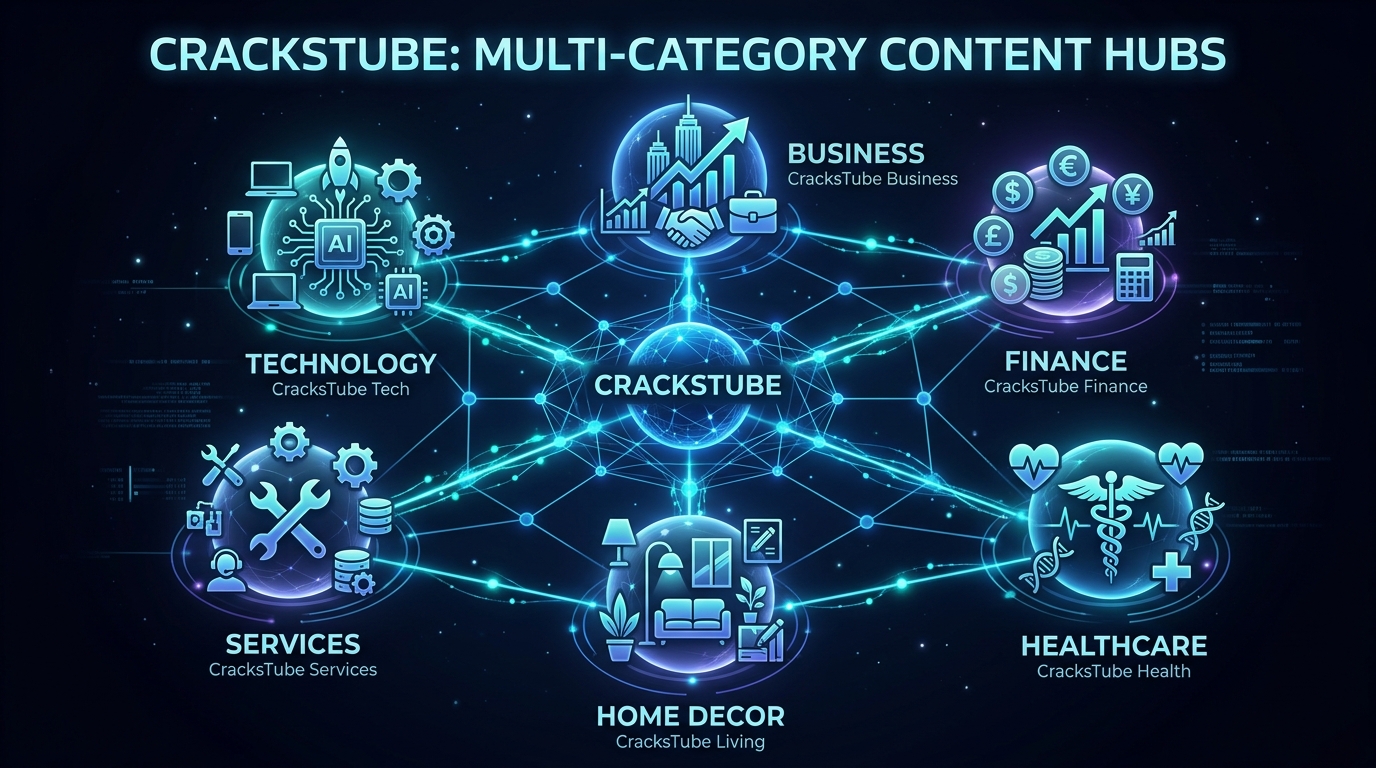 CracksTube Multi-Category Content Ecosystem Visual
