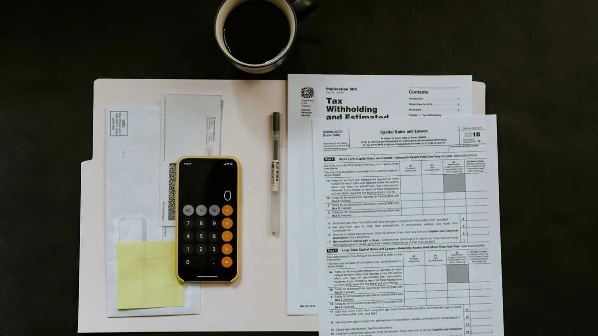 Financial analyst calculating balance sheet metrics, gross margin trends, and operating cash flows