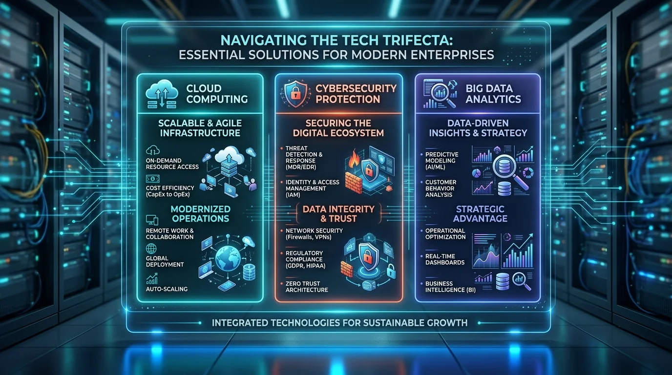 Cloud Computing, Cybersecurity, and Big Data Analytics Integration