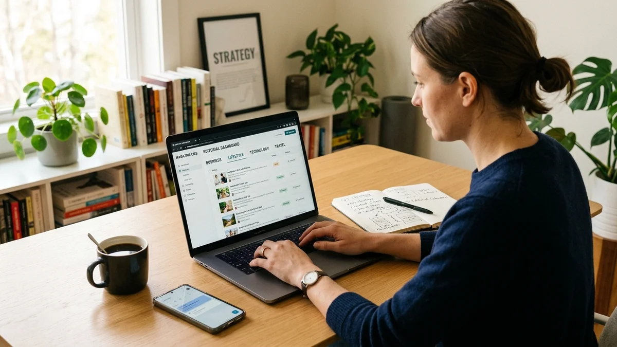 Erikkapost com Content Categories Navigation and Article Publishing Workflow