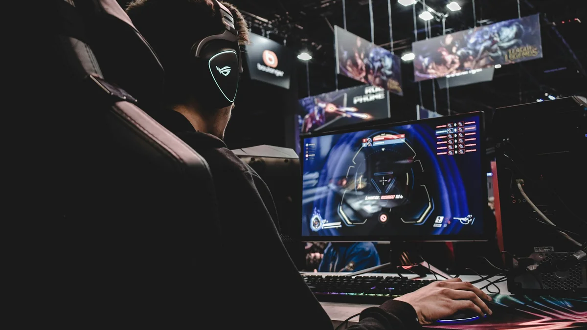Interactive Gaming Esports and Content Streaming Setup